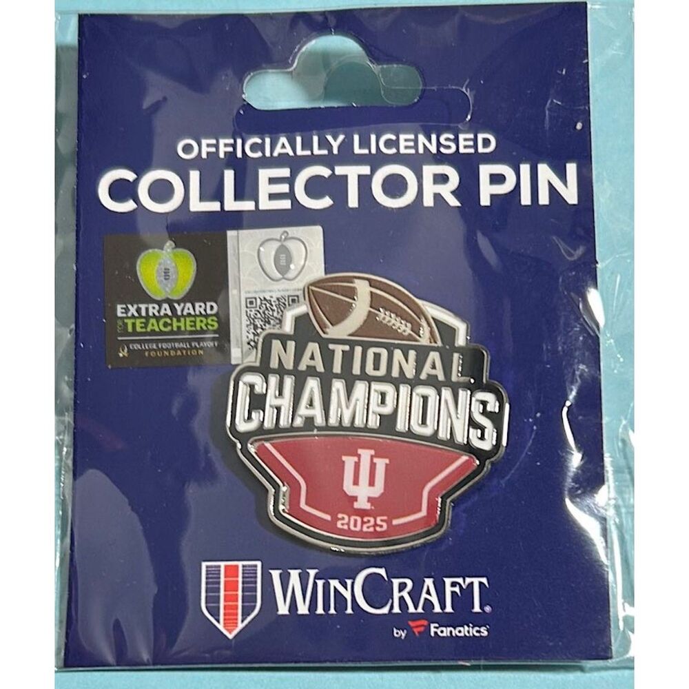 2025 Indiana Football NCAA National Champs Pin - Indiana Hoosiers ,Wincraft